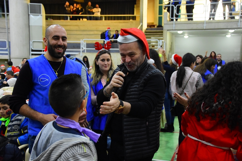 Saint Vincent de paul celebrating Christmas at Jesus & Mary school
